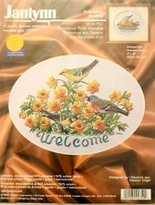 JANLYNN EMBROIDERY PATTERN 04-750 BUTTERCUP BIRDS WELCOME