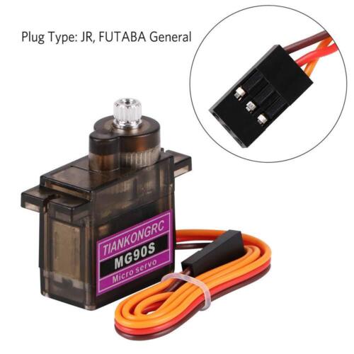 6pcs MG90S Mini Metal Gear Analog Servo with Metal Transmission Robot Helicopter - Picture 5 of 10