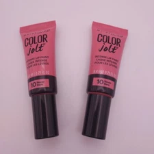 LOT OF 2 Maybelline Lip Studio Color Jolt Intense Lip Paint NEVER BARE 10