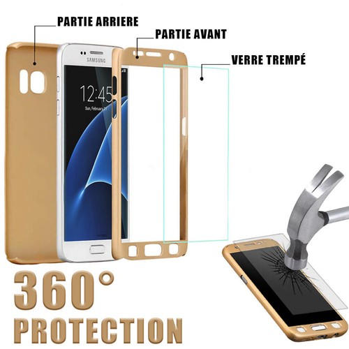 Etui Coque Housse + Verre Trempe Protection Intégrale 360° pour Samsung - Photo 9/16