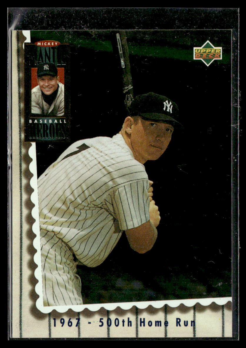 1994 Upper Deck #70 Mickey Mantle Baseball Heroes: Mickey Mantle Card 2602C