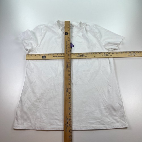 Life is Good Shirt Womens Large White Cerw Neck Cotton Ice Cream Chill - Picture 4 of 7