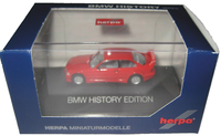 "Herpa 102056 Bmw M3 Gtr (E36) Rot \"Bmw History Series\" Pc-Modell 1:87 Spur H0"