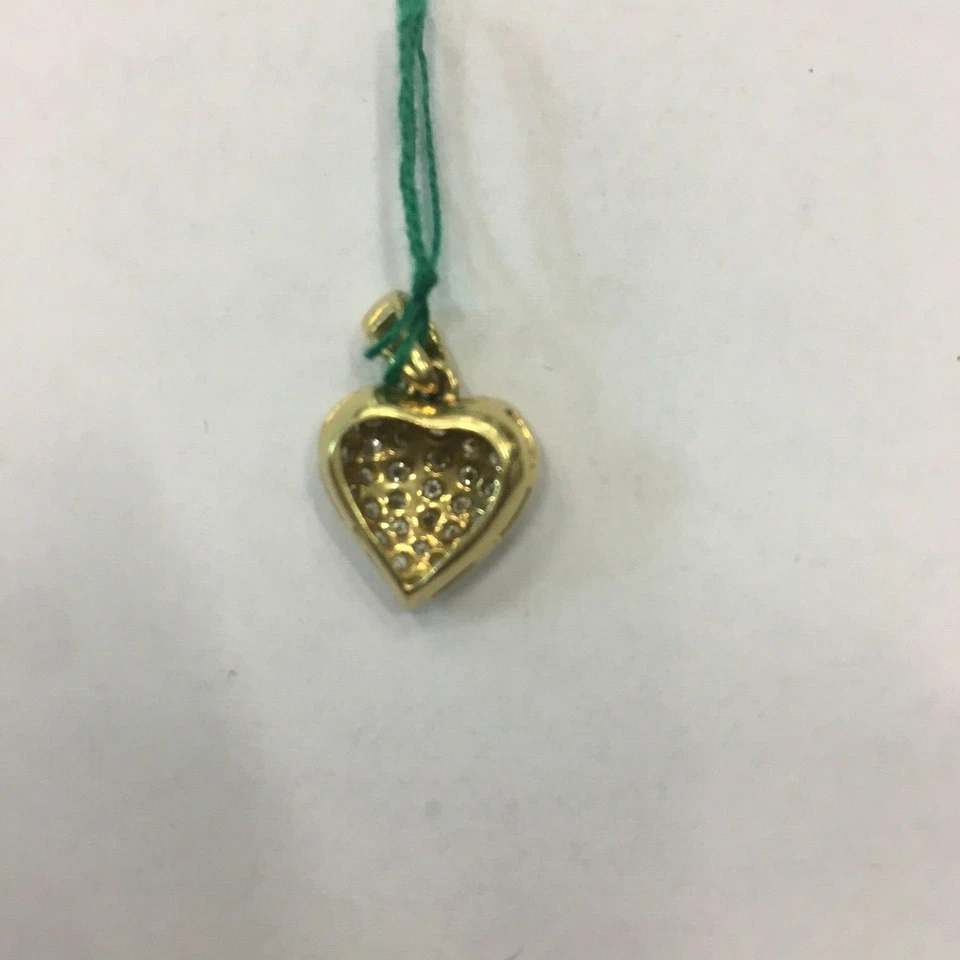 pendaglio in oro giallo 750 CON 30 BRILLANTI a metà prezzo !!art 15 2,6 grammi - Immagine 3 di 4