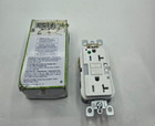 Leviton GFNL2-HGW 20A-125V Hospital Grade Tamper-Resistant Guide Light Duplex