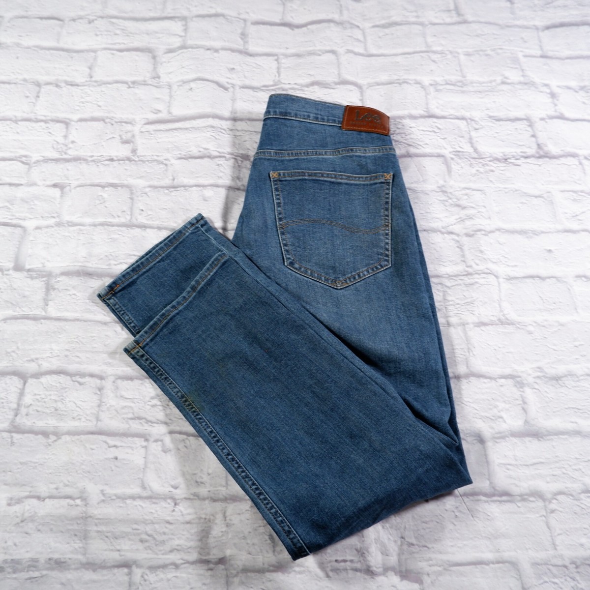 Lee L231 Slim Fit Tapered Leg Medium Wash Denim Mens Blue Jeans 30x30