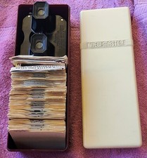 Vintage Sawyer's View Master In Original Bakelight Storage Case With 45 Reels