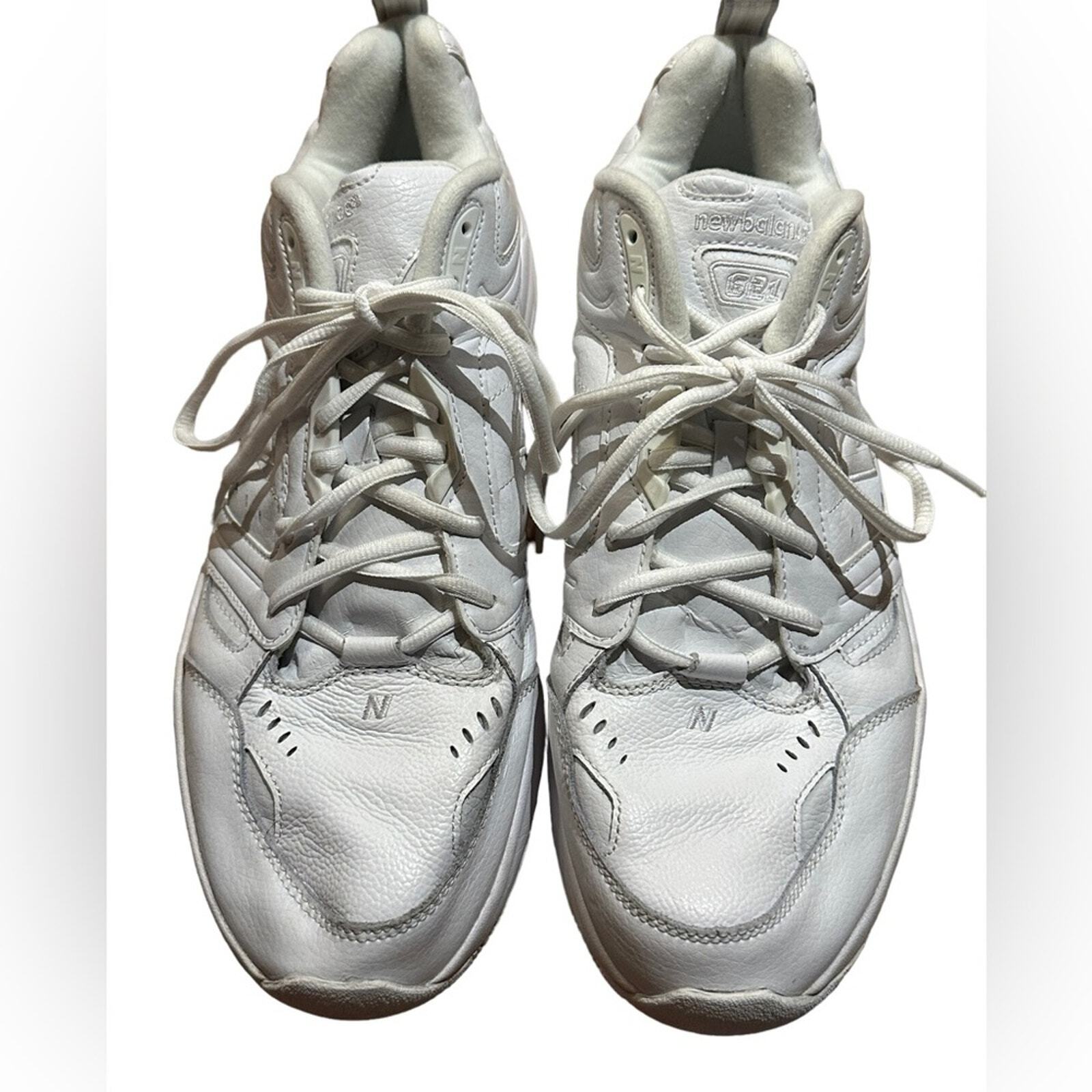 New Balance Shoes White Leather 621 Athletic Sneakers Mens Size 14