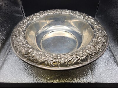 Vintage S. Kirk & Son .925 Sterling Silver Bowl 10