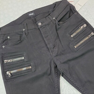 Jean Hudson Taille 32 Broderick Zip Slouchy Skinny - Neuf Sans étiquette