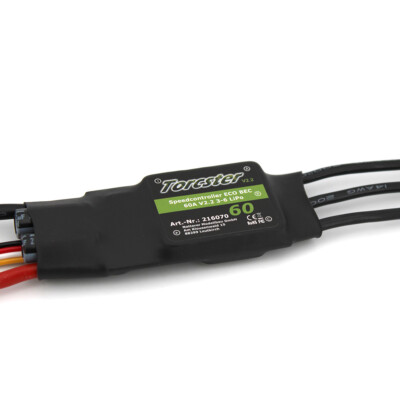 Torcster Speedcontroller ECO BEC 60A V2.2 3-6s 7A SBEC Brushless Regler