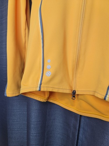 Pearl Izumi Women's Jersey L Large Yellow Orange Full Zip Long Sleeve 2007 - Picture 2 of 9