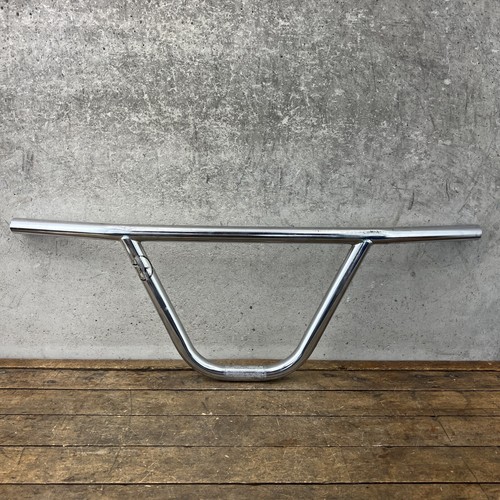 CW Handlebars Old School BMX Bars Knurl OG Silver Chrome 8 x 25 in CRMO Steel eBay