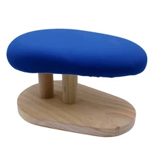 Padded Wooden Tabletop Compact 12" Oval Tailor Ironing Board for Steam Iron