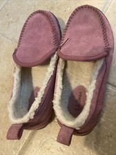 LL Bean Slipper Womens 7 Pink