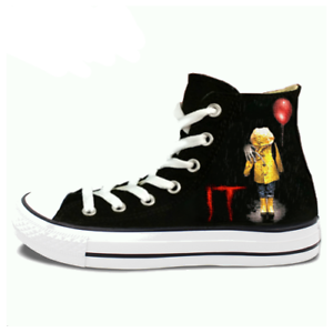 Converse All Star IT il Film Horror Pagliaccio Pennywise [Prodotto  Customizzato] | eBay