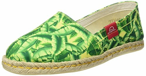 MISS HAMPTONS Palm Springs, Espadrillas Basse Donna, Verde, 41 EU (d4E)