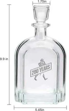 JOHNNIE WALKER 200th Anniversary Collectible Whiskey Decanter Btac Pappy Blanto