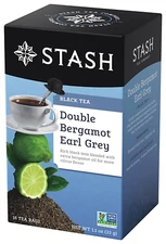 Tea Double Bergamot Earl Grey Black Tea - Caffeinated, Non-Gmo Project Verifi...