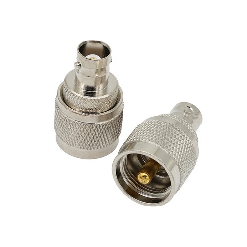 2pcs BNC Female to UHF Male PL259 RF Coaxial Adapter for CB Ham Radio Adapters