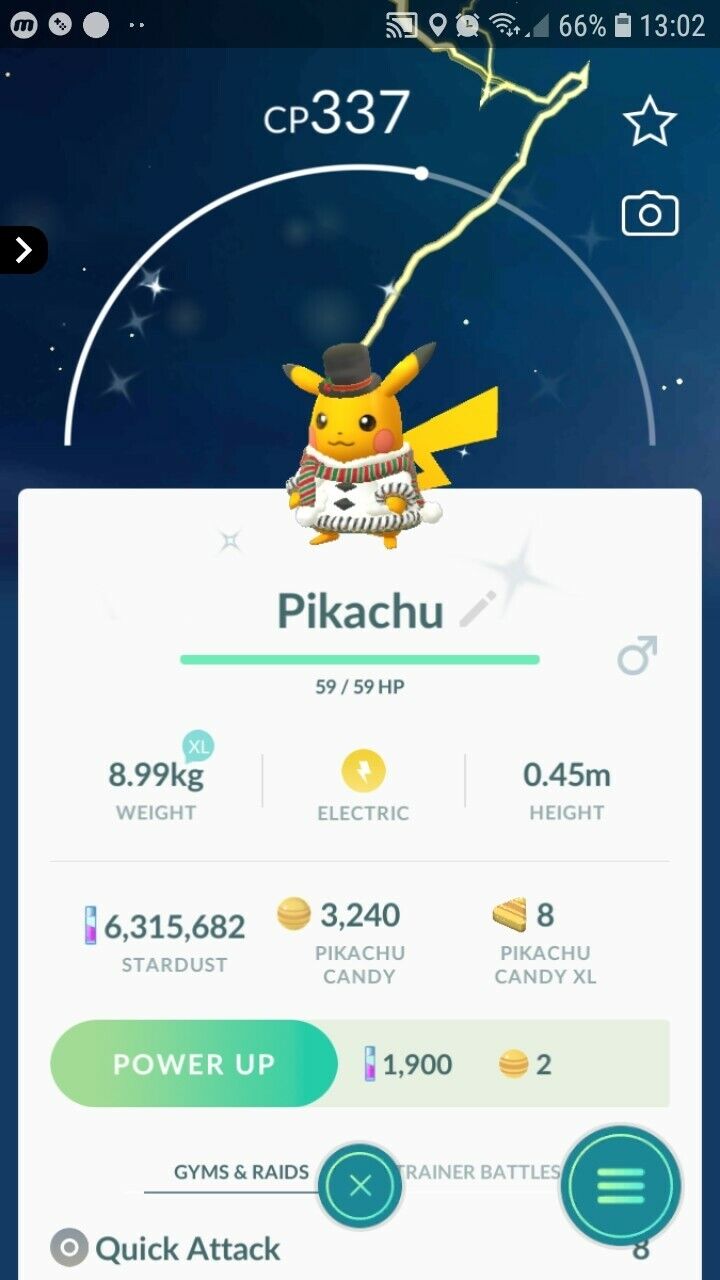 Pokémon GO Shiny Cake Costume Pikachu – Trade 20.000 stardust (Read  Describe) - PoGoFighter