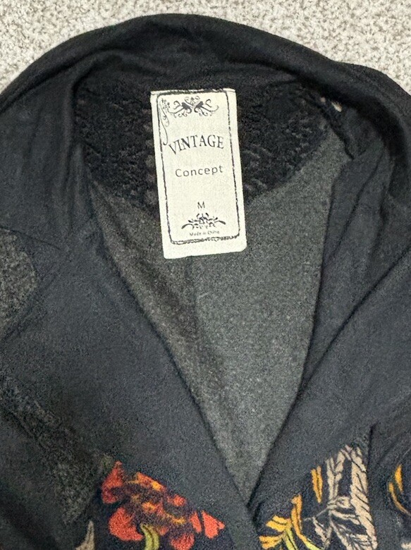 Vintage Concept Patchwork Sweater jacket Blazer w… - image 7