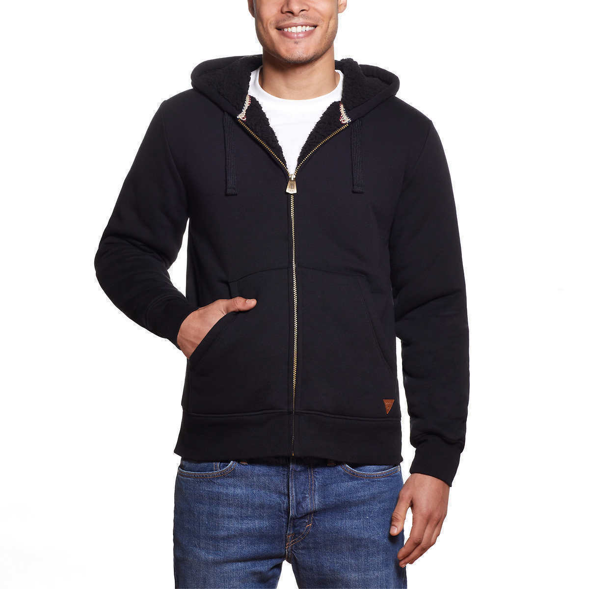 Weatherproof Jackets \u0026 Coats | Weatherproof Vintage Mens Fleece-Lined, Zip-Front Hoodie, Black, Medium, Nwt | Color: Black | Size: M | Mjinthecity's