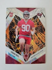 2022 Panini Phoenix Lava  Logan Hall #198 RC /175 Tampa Bay Buccaneers