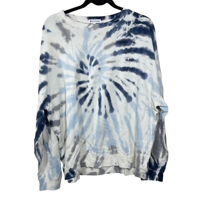 Peloton Sweatshirt Tie-Dye Blue Grey Green Size XXL Extra Extra Large