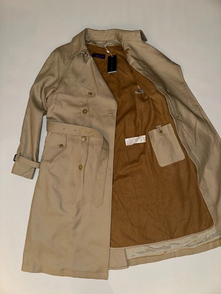 Gabardina Ralph Lauren etiqueta púrpura sarga repelente al agua 42 UK 52 IT M £3,495 Foto 4 de 4