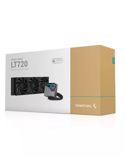DeepCool LT720 Premium Liquid CPU Cooler, 360mm, High-Performance FK120 FDB Fans - Afbeelding 2 van 5