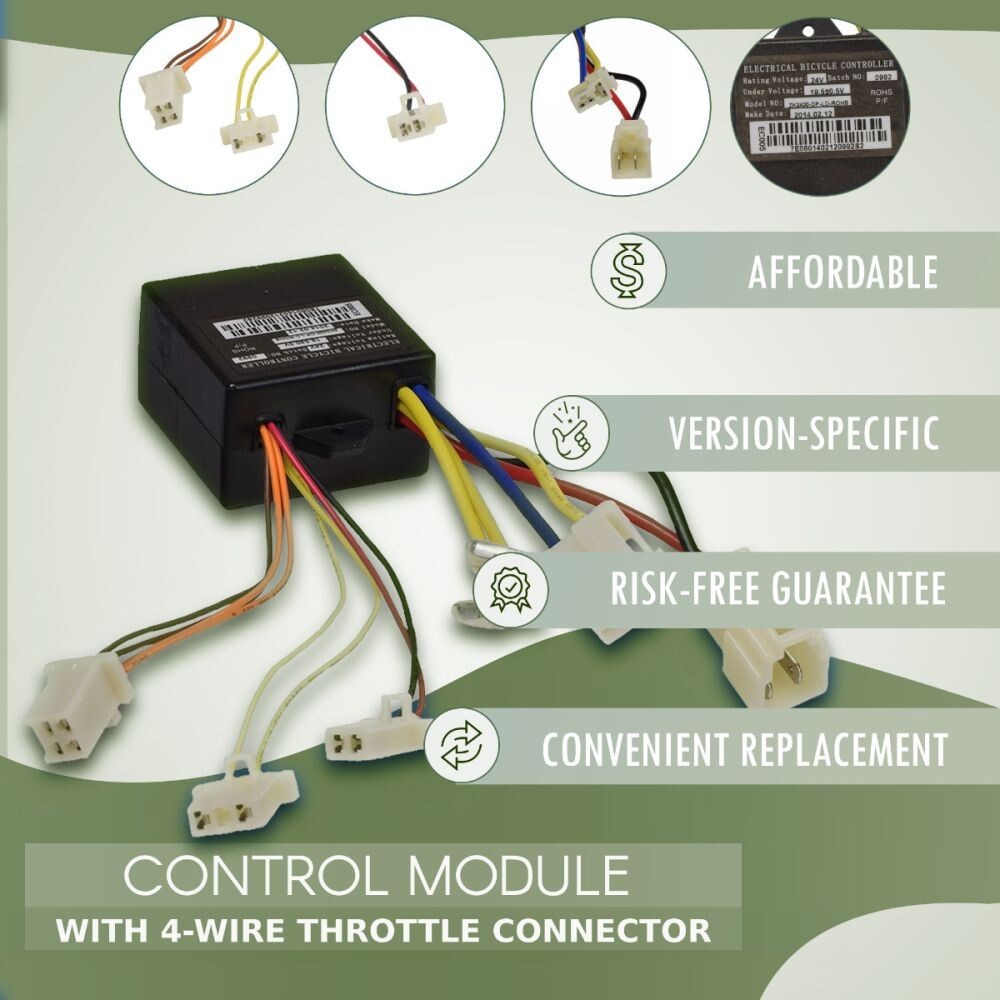 electrical bicycle controller zk2400 Razor Power Core E100 Control Module (V1+) International products have separate terms Razor E100/E125/E150/E175 Electrical bicycle controller