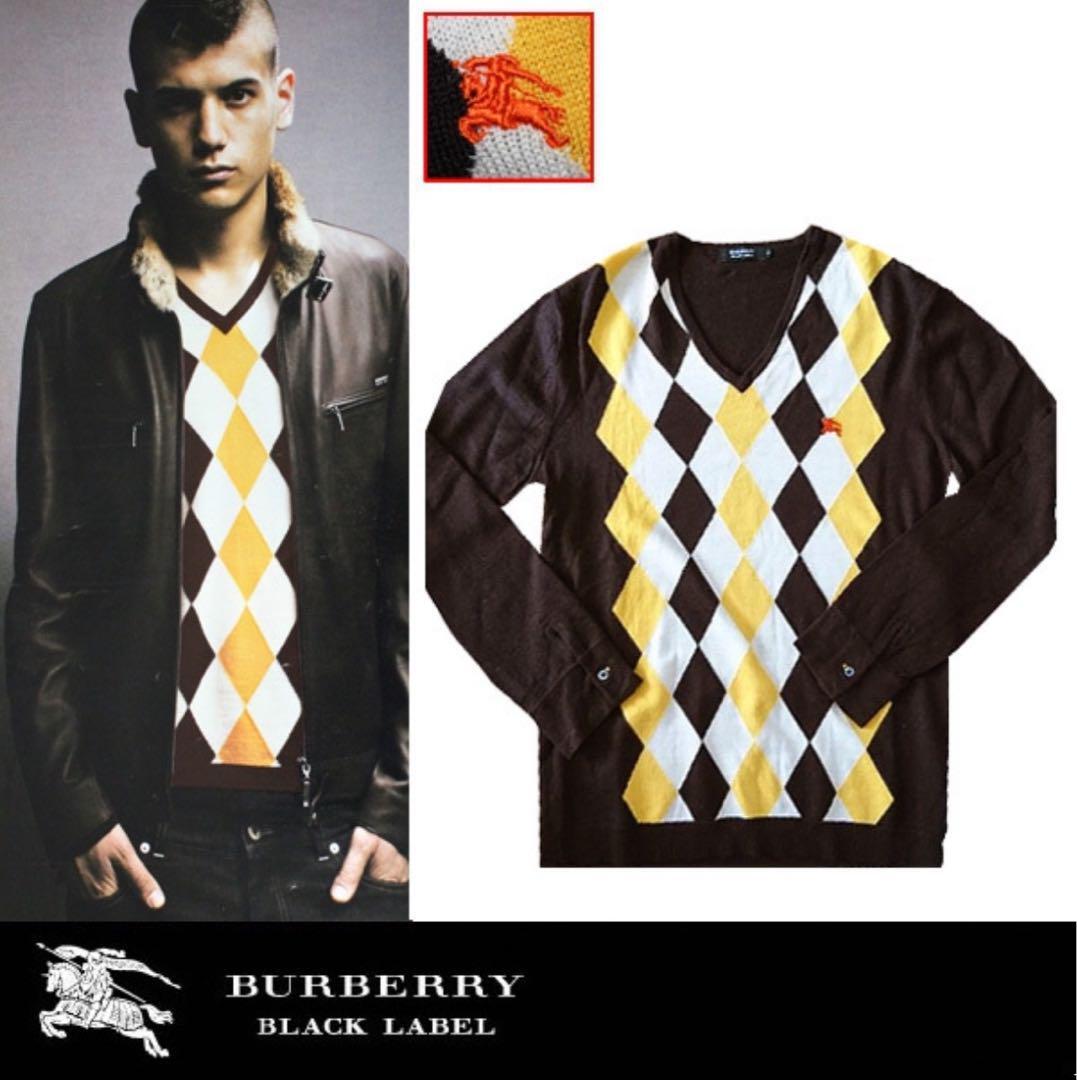 Burberry knit sweater Men's Fashion from Japan