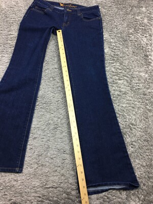 Jean Wet Seal Femme Taille 7 Regular – Bleu, Coupe Mid, Stretch, Neuf Avec étiquette