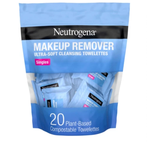 Neutrogena Makeup Remover Cleansing Towelette Singles, Daily Face Wipes to Remov