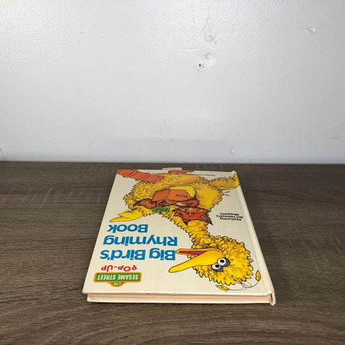 Sesame Street Big Birds Rhyming Book Pop Up Storybook 1979 Vintage Some Damage - Picture 10 of 24
