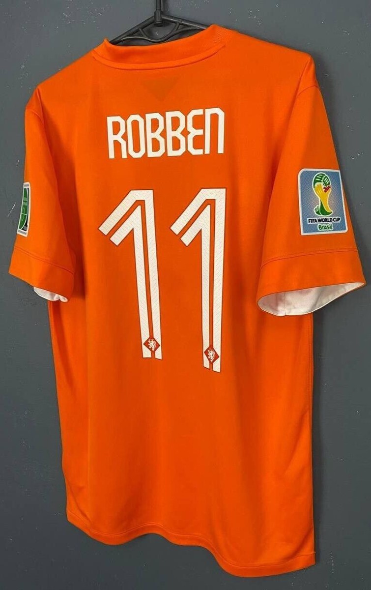 応援グッズ Netherlands No.11 ROBBEN MEN ROBBEN #11 HOLLAND 2014/2016 NETHERLANDS SOCCER FOOTBALL
