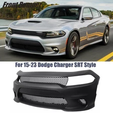 For 2015-2023 Dodge Charger SRT Front Bumper Cover w/ Air Duct Grille Primed