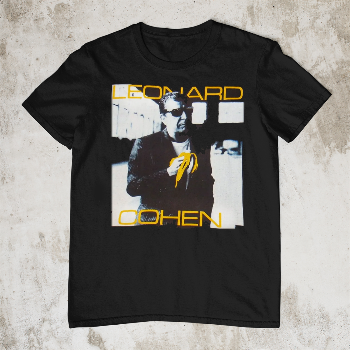 Leonard Cohen i'm Your Man Eats Bananas T Shirt Size S M L 234XL