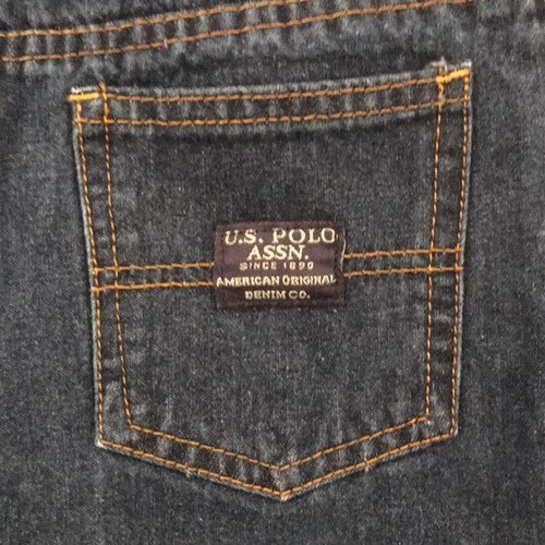 U.S. Polo ASSN Boys Sz 6 Shorts Blue Dark Washed Denim Summer Preppy Outdoor - Picture 3 of 6