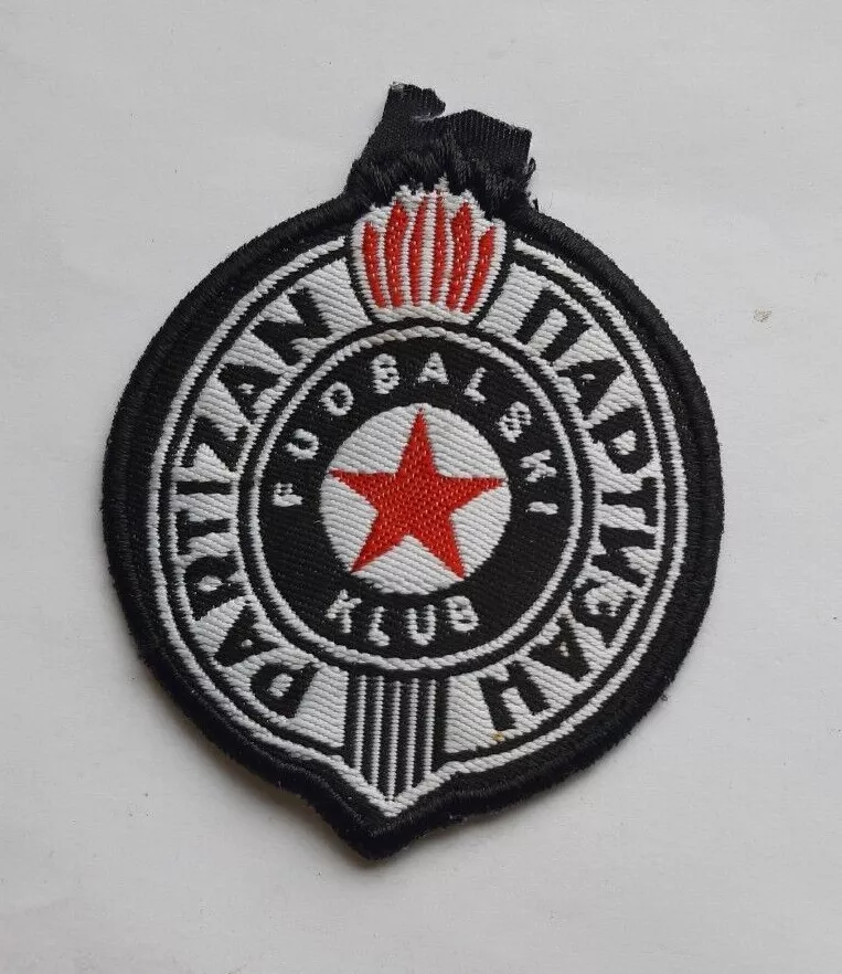 PARTIZAN FC YUGOSLAVIA SERBIA FOOTBALL CLUB PATCH SOCCER EMBLEM