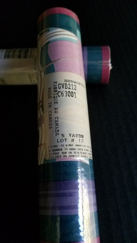 2 VTG Gloria Vanderbilt Wallpaper Border Burgundy Green Blue White 5 Yd Per Roll - Picture 3 of 8