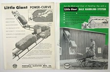 Little Giant Bale Elevator Lot of 2 VTG Broch...
