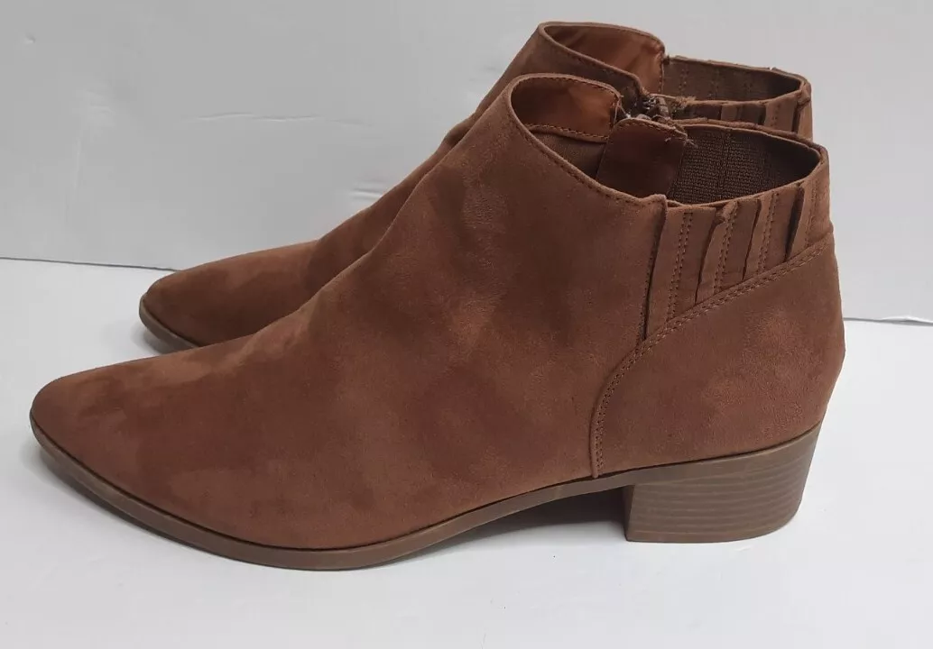 American Rag Womens Tori Ankle Booties Size 10 Fashion Boots Brown