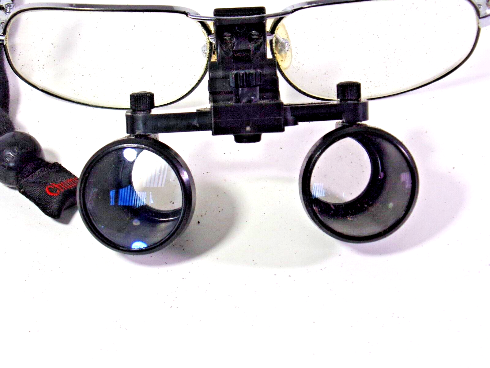 Orascoptic Loupes Stainless Steel Silver Frames w/Soft Case eBay