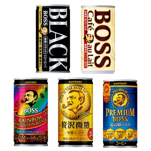 Boss Coffee Suntory Variety Flavours 185ml No 1 Canned Coffee in Japan Suntory - Picture 22 of 22