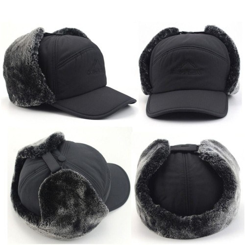 Men Women Winter Warm Knitted Hat Outdoor Snow Ski Ear Flap Mask Waterproof Cap - Picture 10 of 14