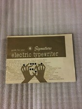 Guide for Montgomery Wards Signature Electric Typewriter Model: 1010-1013 1968 * thumbnail