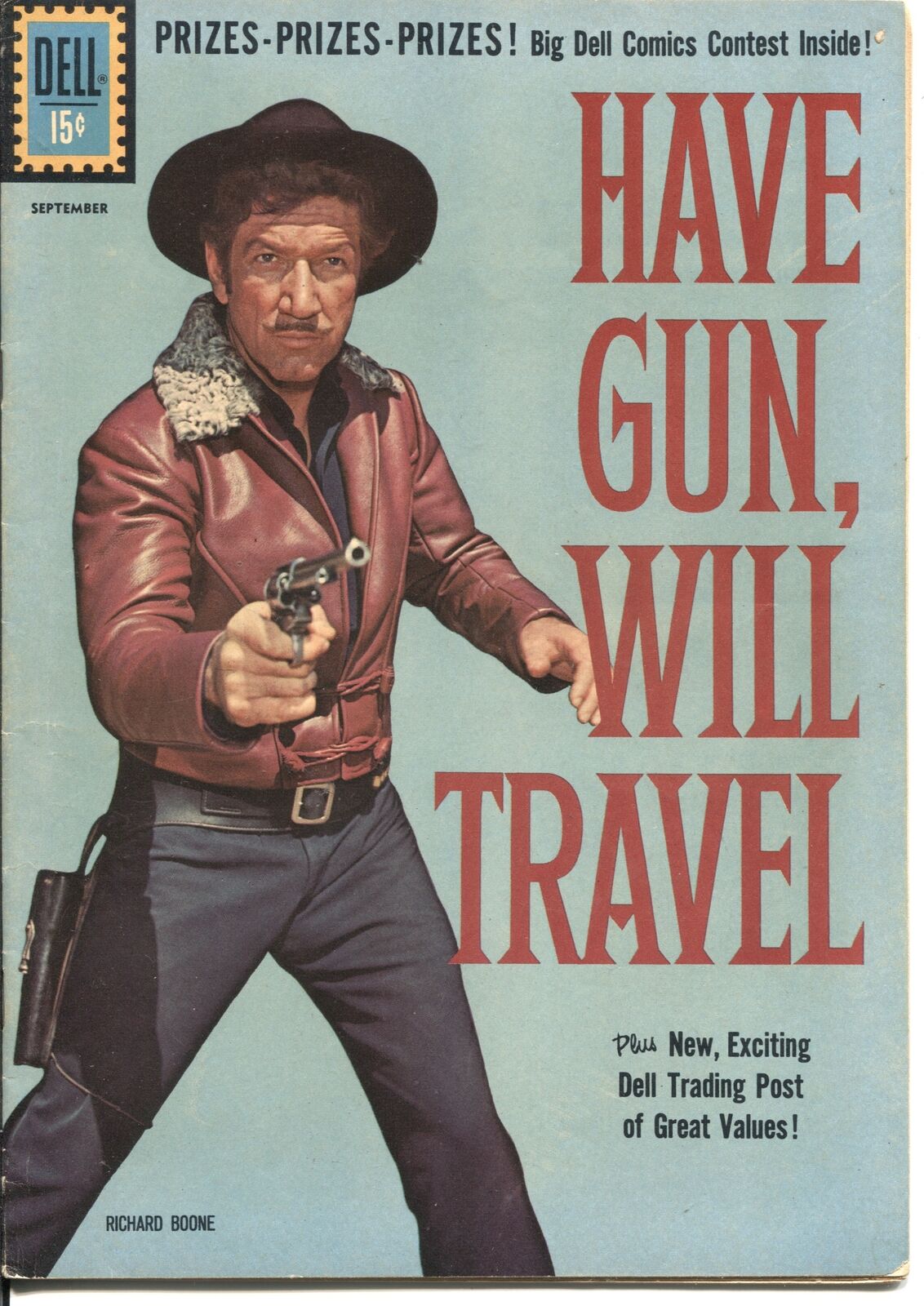 Have Gun Will Travel #10--1961 Dell TV western comic-Richard Boone-ALBERTO GI... Popularność akcji