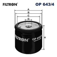 Filtron OP643/4 ÖLfilter FüR Fiat Renault Opel Smart Dacia Nissan Alfa Jeep